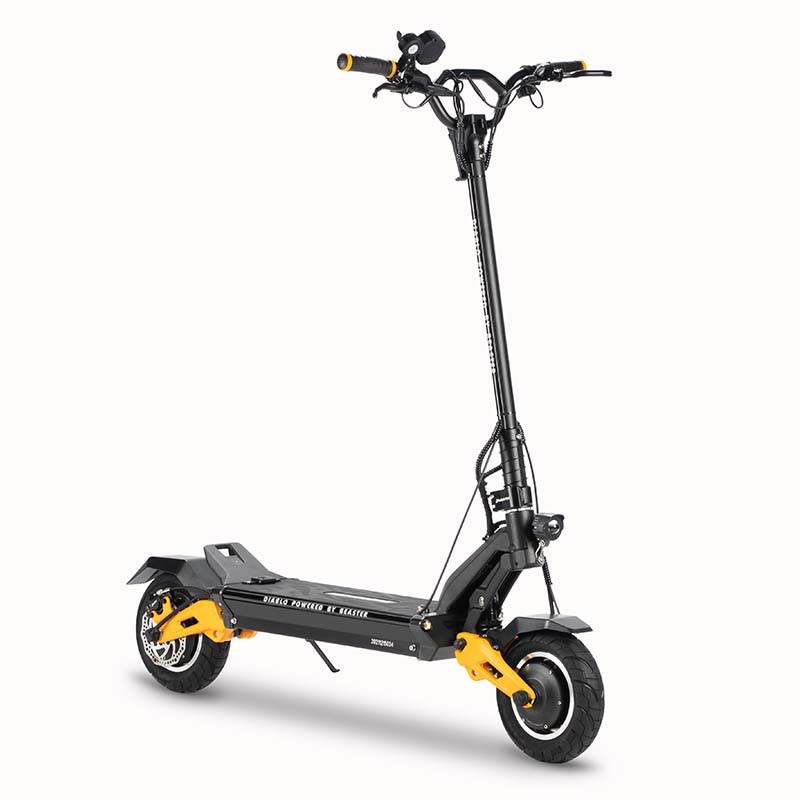 Elektrinis paspirtukas Beaster Scooter Diablo PRO BSDIABLOPROY , 2400 W, 60 V, 24 Ah juodas/geltonas