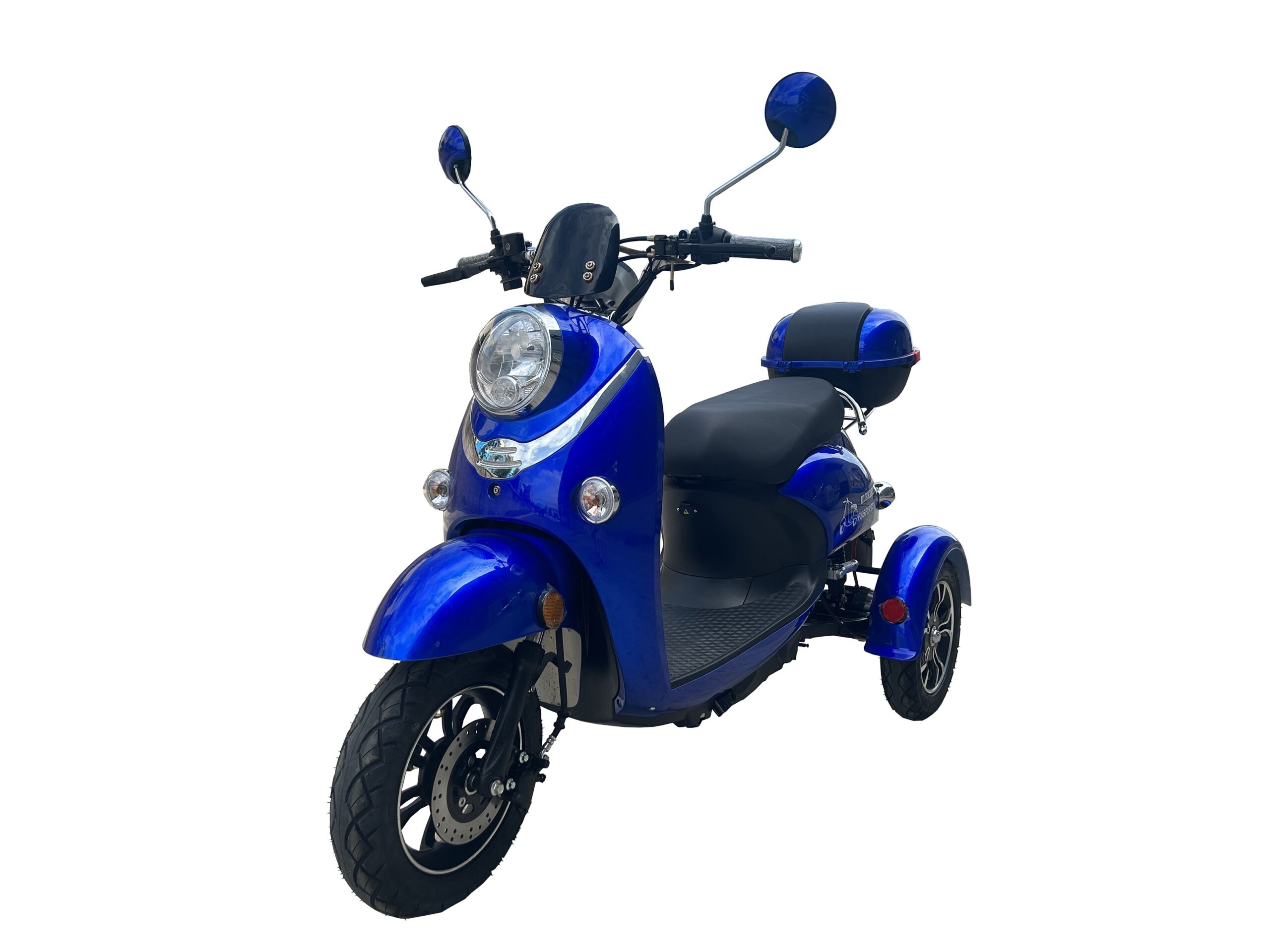 Elektrinis triratis mopedas motoroleris eMoto Retro 800W 20AH 60V