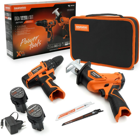 CORDLESS SET: DRILL + SAW/DGA 1220LI SET DAEWOO|DGA1220LISET