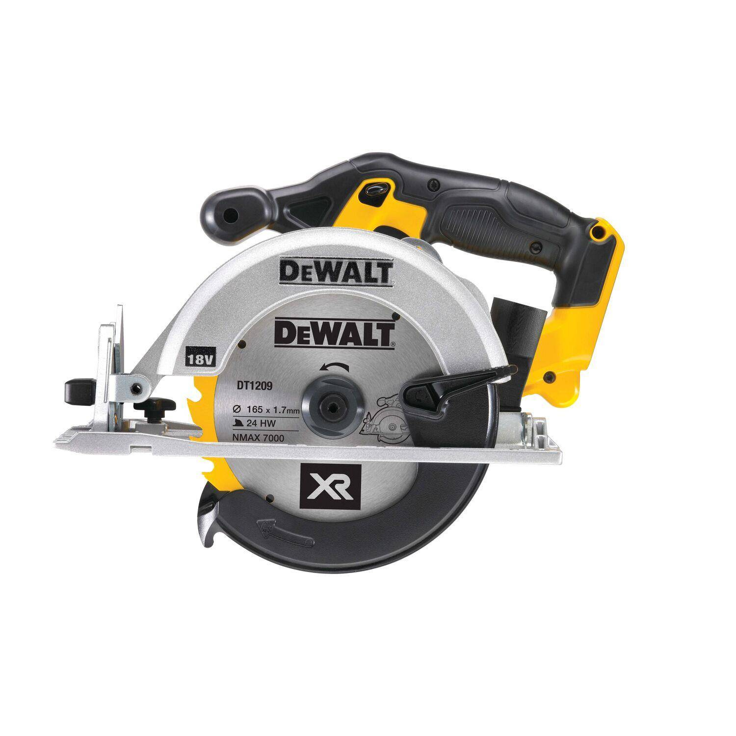 Diskinis pjūklas 165 mm 18V XR DeWalt