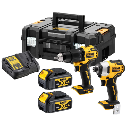 DEWALT | 18V XR Brushless Twin Kit - 2 X 4Ah | DCK2062M2T-QW|DCK2062M2T-QW