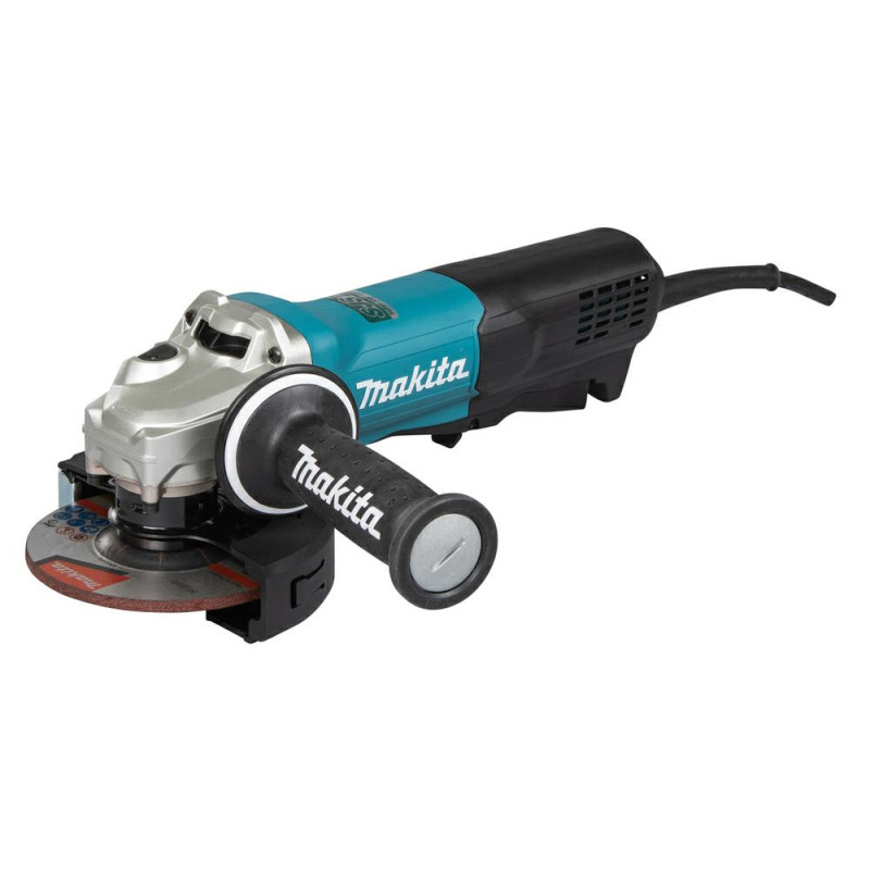 MAKITA.125 mm kampinis šlifuoklis GA5095X01 1900 W šlifuoklis su mentėmis