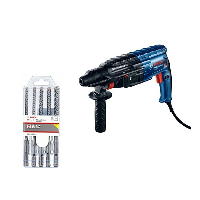 0615990M99 BOSCH.HAMMER DRILL GBH 240 790W 2.7J +ACC ...