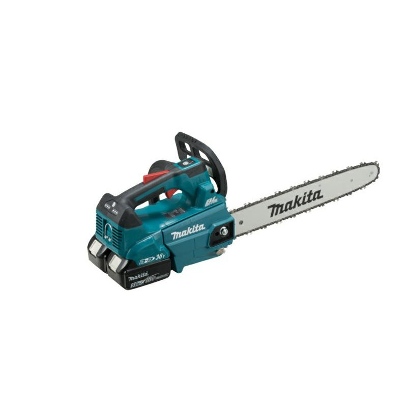 MAKITA grandininis pjūklas 2x18V DUC406PT2B 40cm 2x5.0Ah