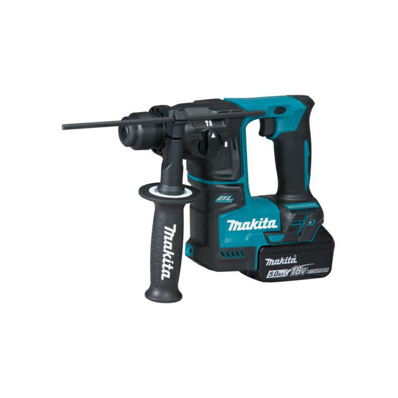 MAKITA SDS-PLUS 18V 1,2J BLDC 2x5,0Ah LI-ION gręžimo plaktukas DHR171RTJ
