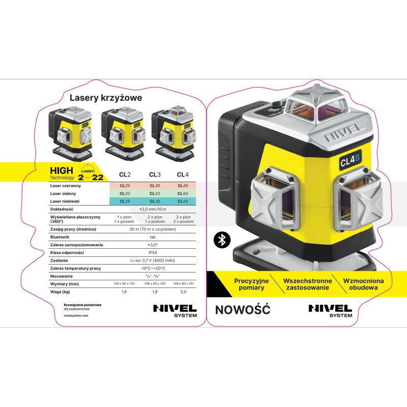 NIVEL SYSTEM LASER KRZYZOWY CL2R