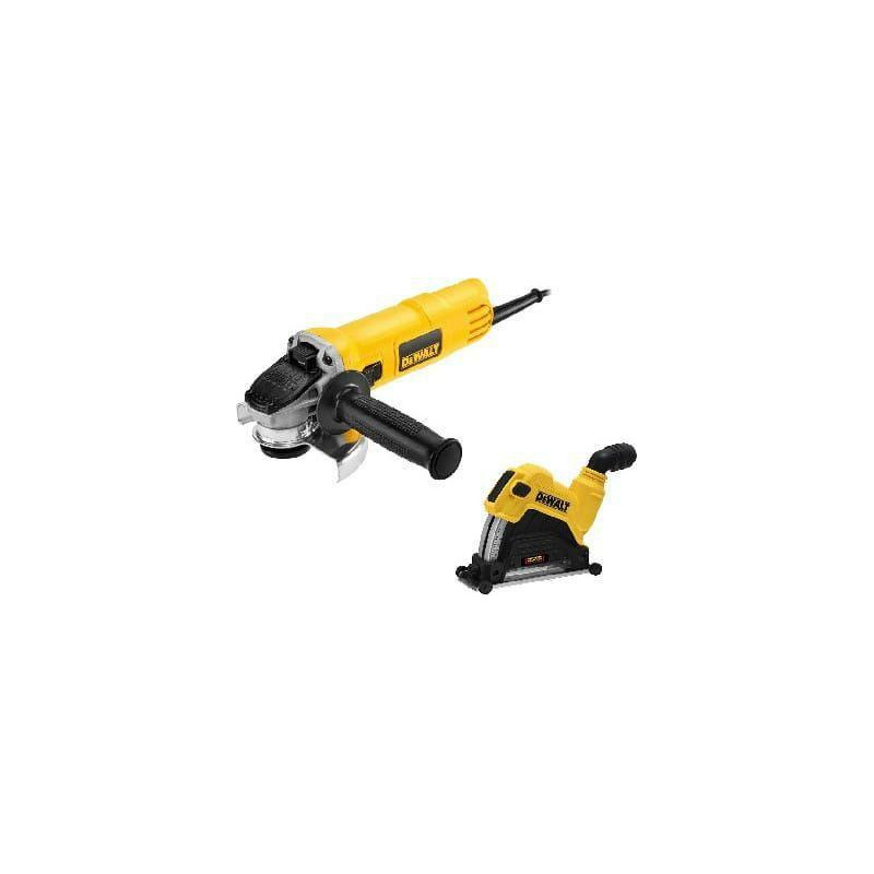 DWE46106-QS DEWALT.SZLIFIERKA KĄT.125/900W DWE46106 + OSŁONA DO CIĘCIA BETONU