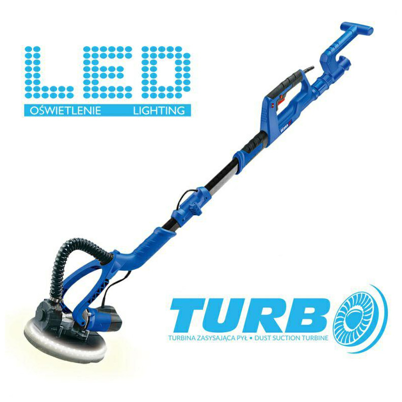 DED7766 "DEDRA" GIPSO ŠLIFUOKLIS / "GIRAFFE LED 750W TURBO
