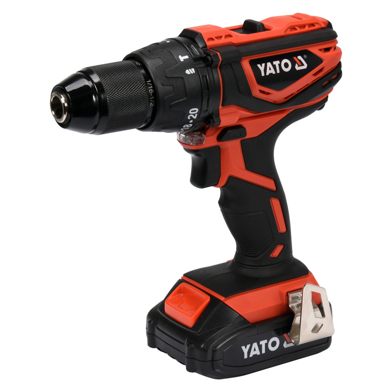 YATO smūginis gręžtuvas 18V 40Nm 1x2.0Ah LI-ION MOTOR MABUCHI, DĖŽUTĖJE YT-82788