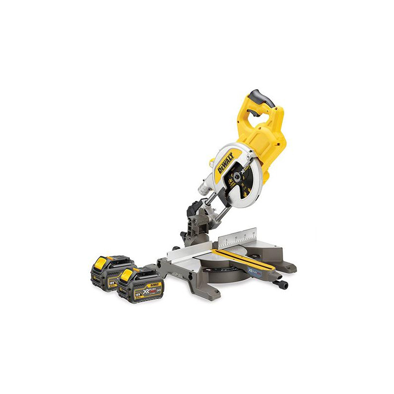DCS777T2-QW DEWALT FLEXVOLT PIŁA UKOŚNICA 54V / 18V 216mm 2 x 6,0Ah LI-ION DCS777T2