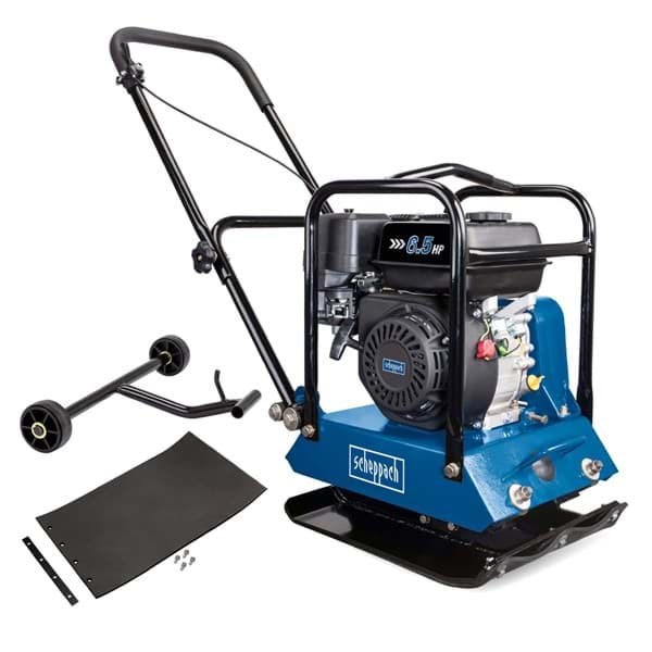 Vibroplokštė benzininė 60 kg 15 KN HP 1200S Scheppach