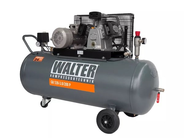 Kompresorius oro 200 L 400 V stūmoklinis GK530-3,0/200 P Walter kompressortechnik