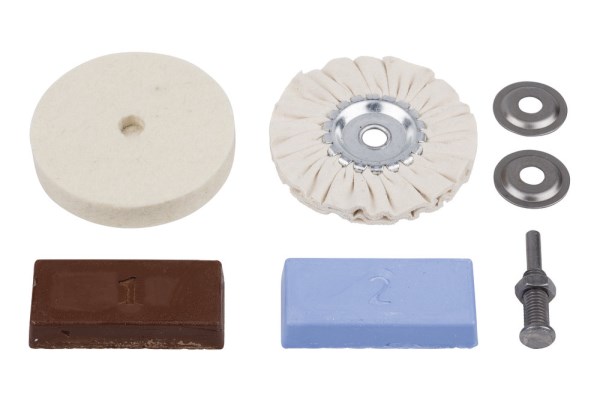 Poliravimo priemonių komplektas 5 vnt pasta šepetėliai Hobby Wolfcraft 2178000