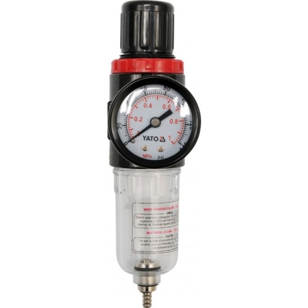 Reduktorius oro su filtru kompresoriui 1/4" 0.93MPa YT-2382 YATO