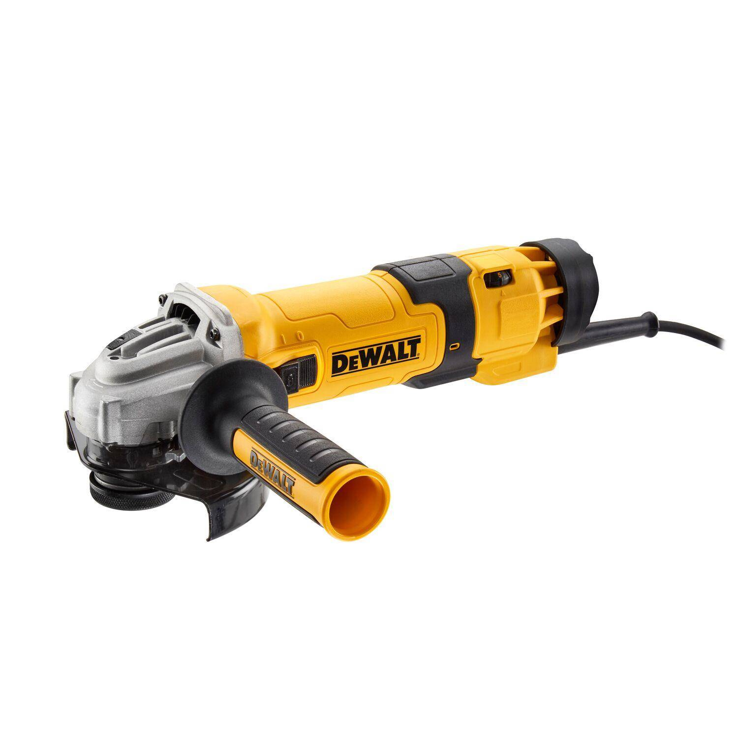 Elektrinis kampinis šlifuoklis Dewalt DWE4257-QS, su šepetėliais, 1500 W
