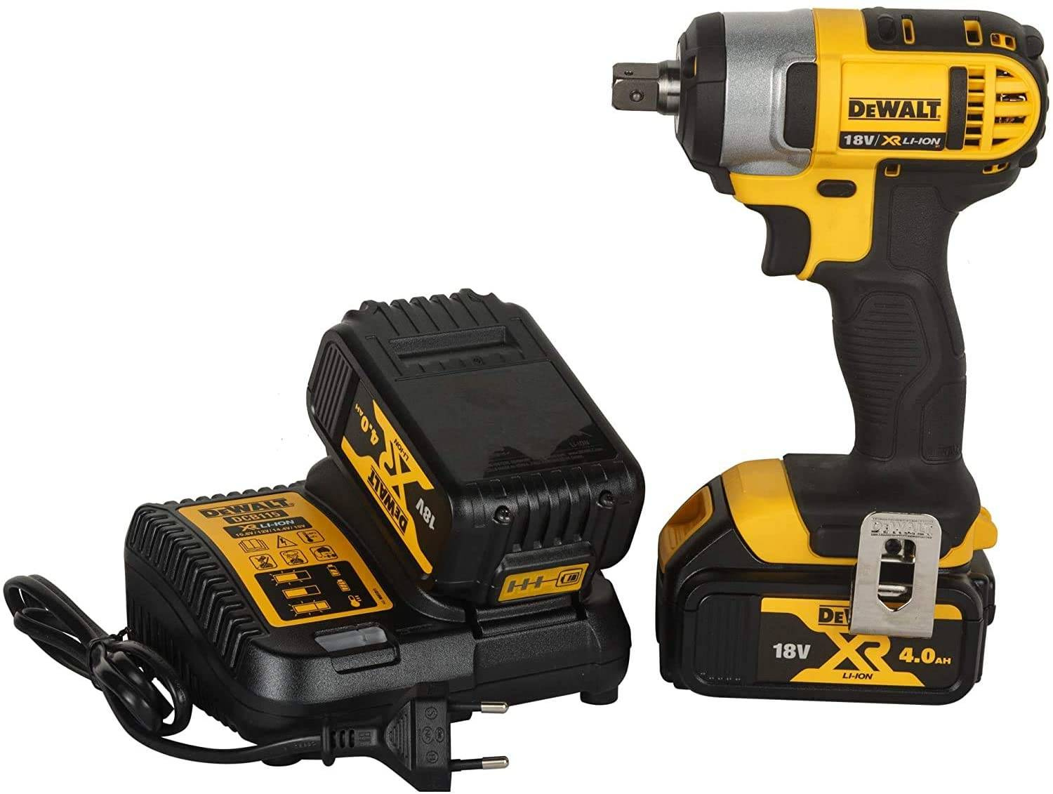 Smūginis veržliasūkis 1/2 XR Li-Ion 18V 2x 4.0Ah DeWalt DCF880M2-QW
