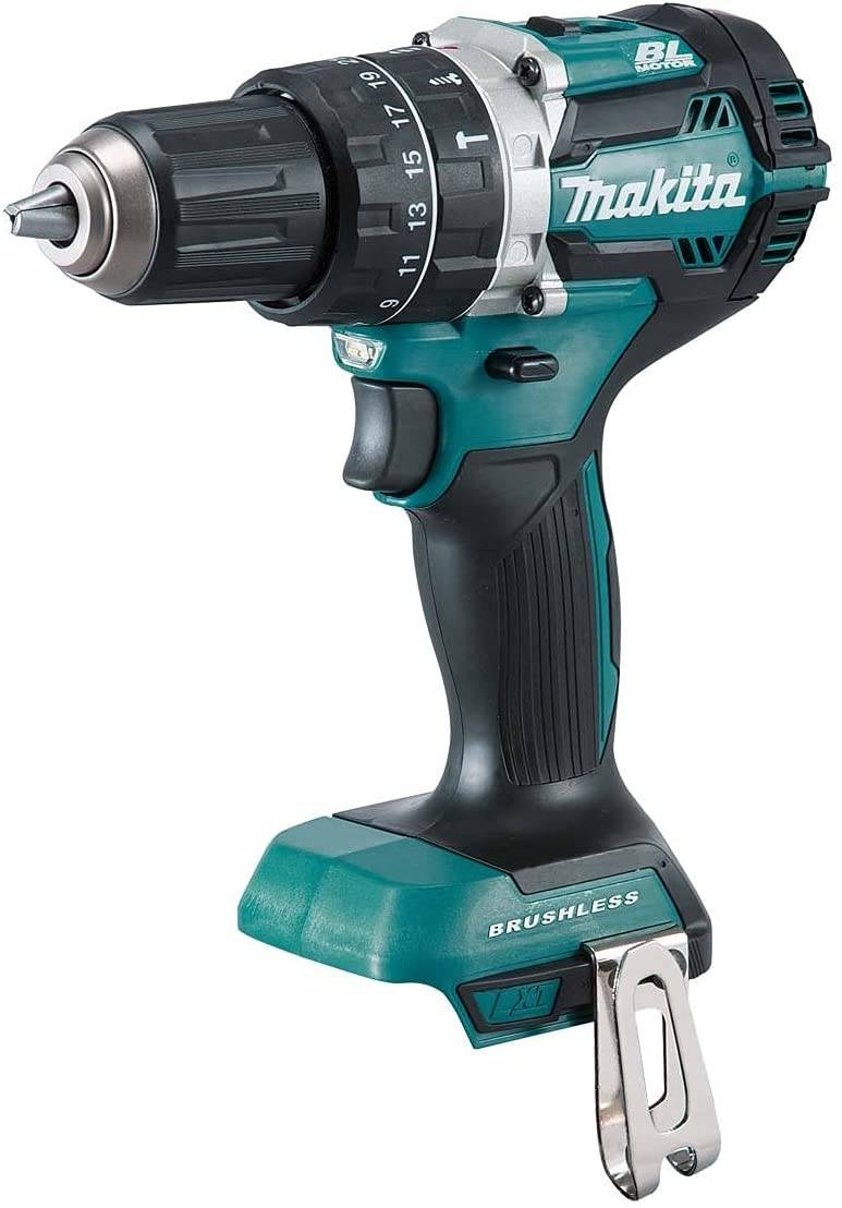 Makita DHP484Z 18V 13 mm Li-Ion akumuliatorinis 2 greičių smūginis gręžtuvas ir gręžtuvas