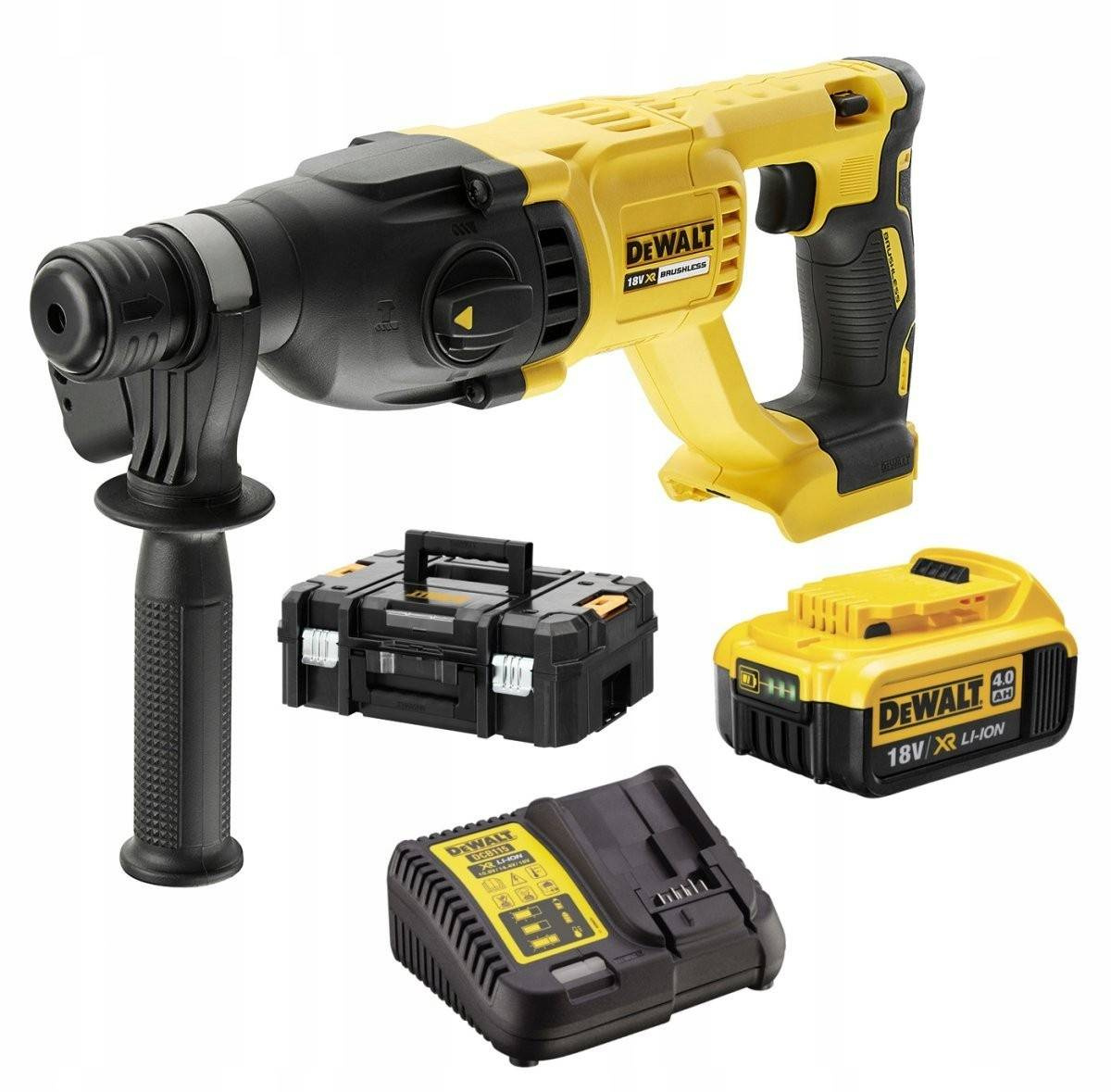 Akumuliatorinis perforatorius SDS-Plus  DeWalt 26mm 1x4Ah DCH133M1-QW