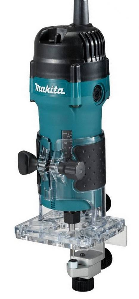 MAKITA 3711 briaunų frezavimo staklės briaunoms frezuoti 530W MAK-3711