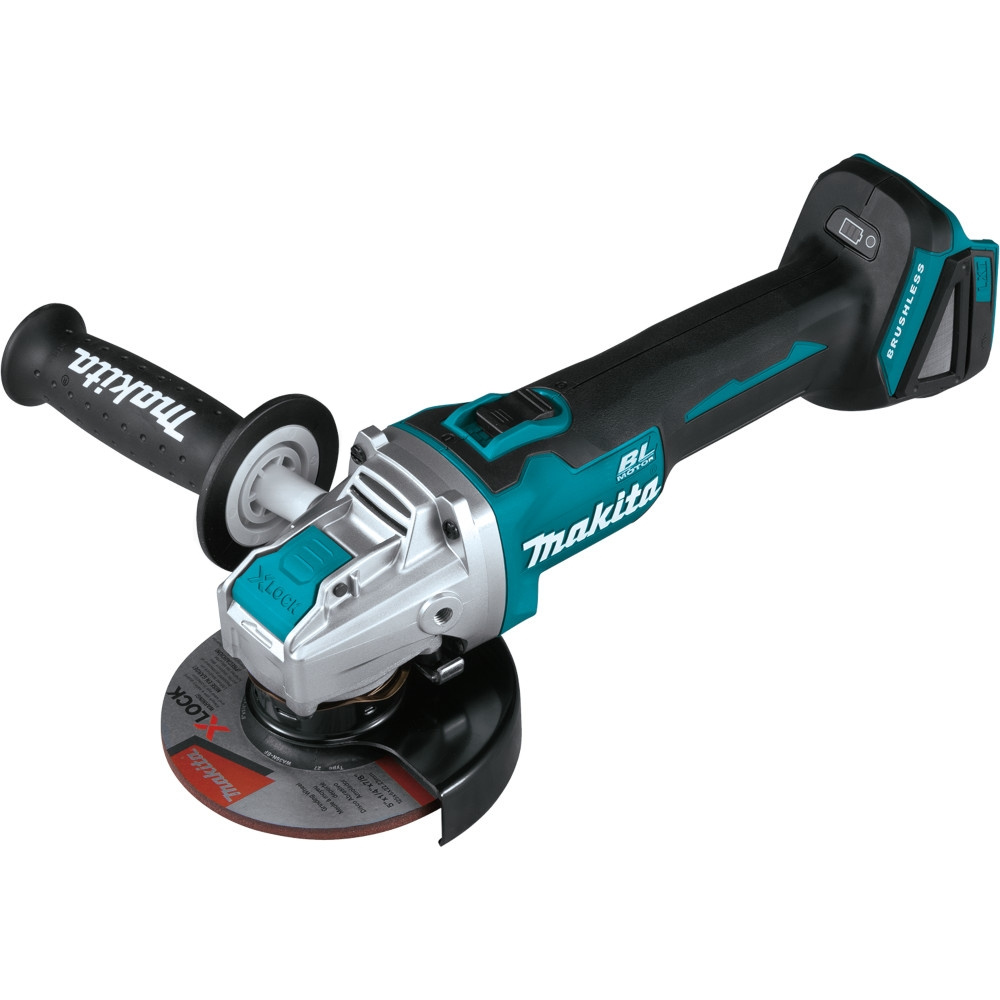 Kampinis šlifuoklis 125 mm 18V LI-ION X-LOCK Makita DGA521ZX1
