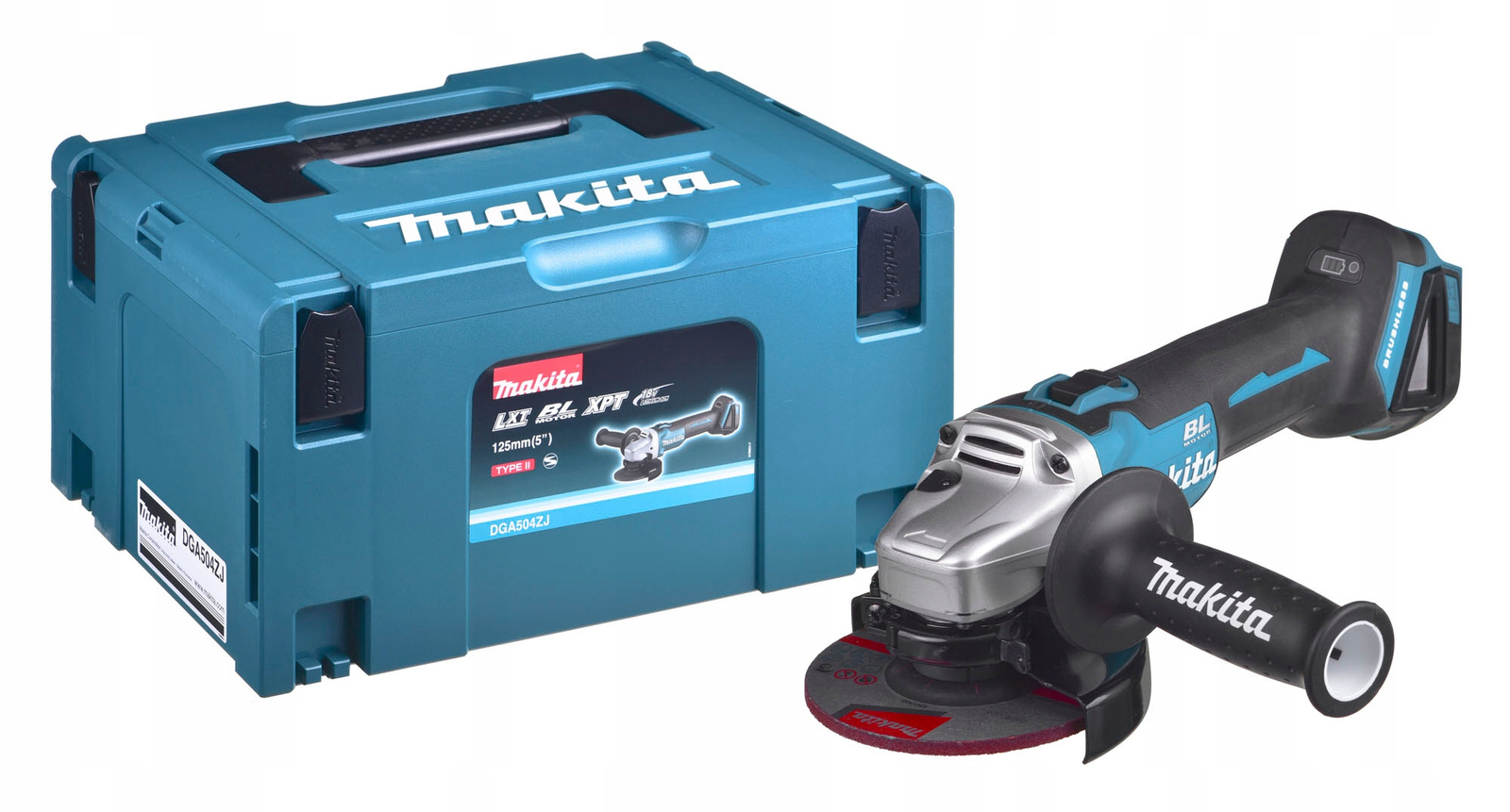 Makita kampinis šlifuoklis DGA504ZJ