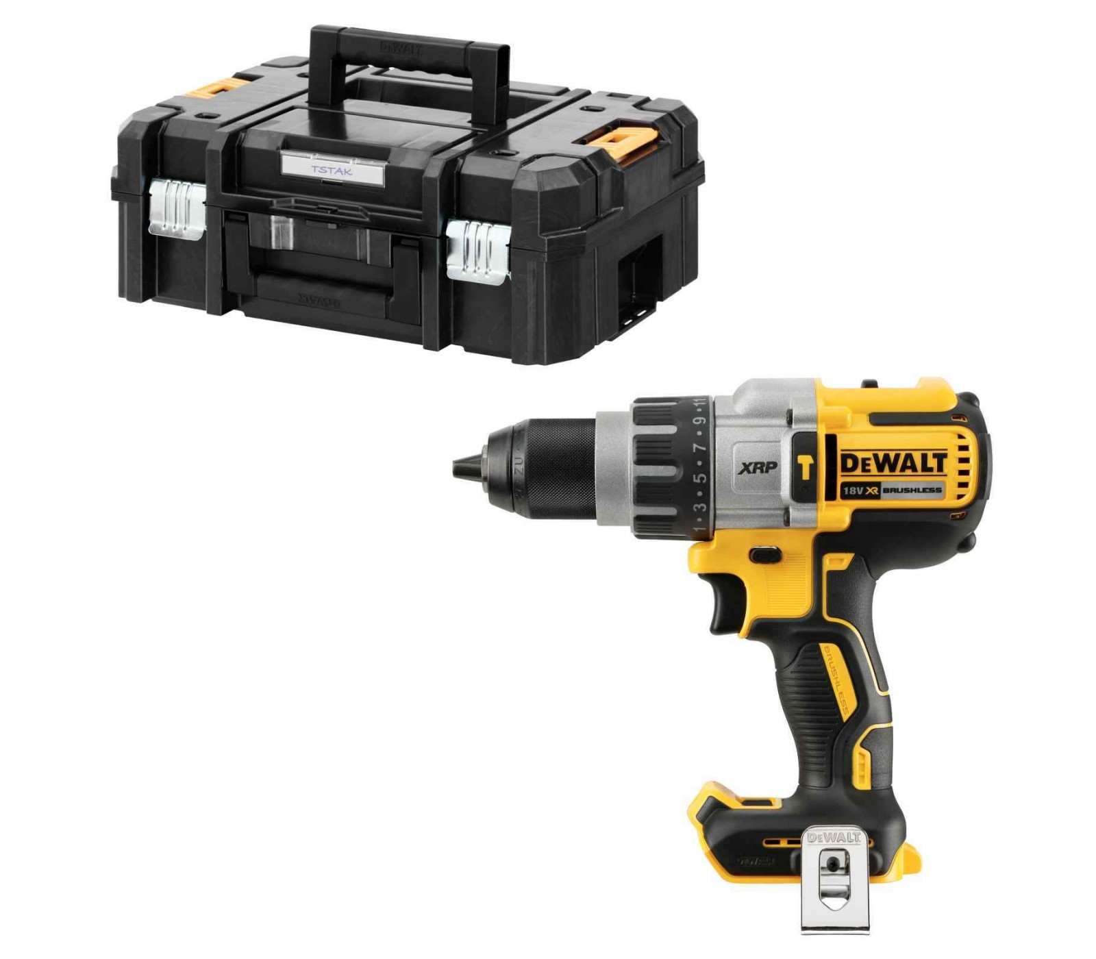 Dewalt akumuliatorinis smūginis suktuvas DCD996NT, 18 V + lagaminas