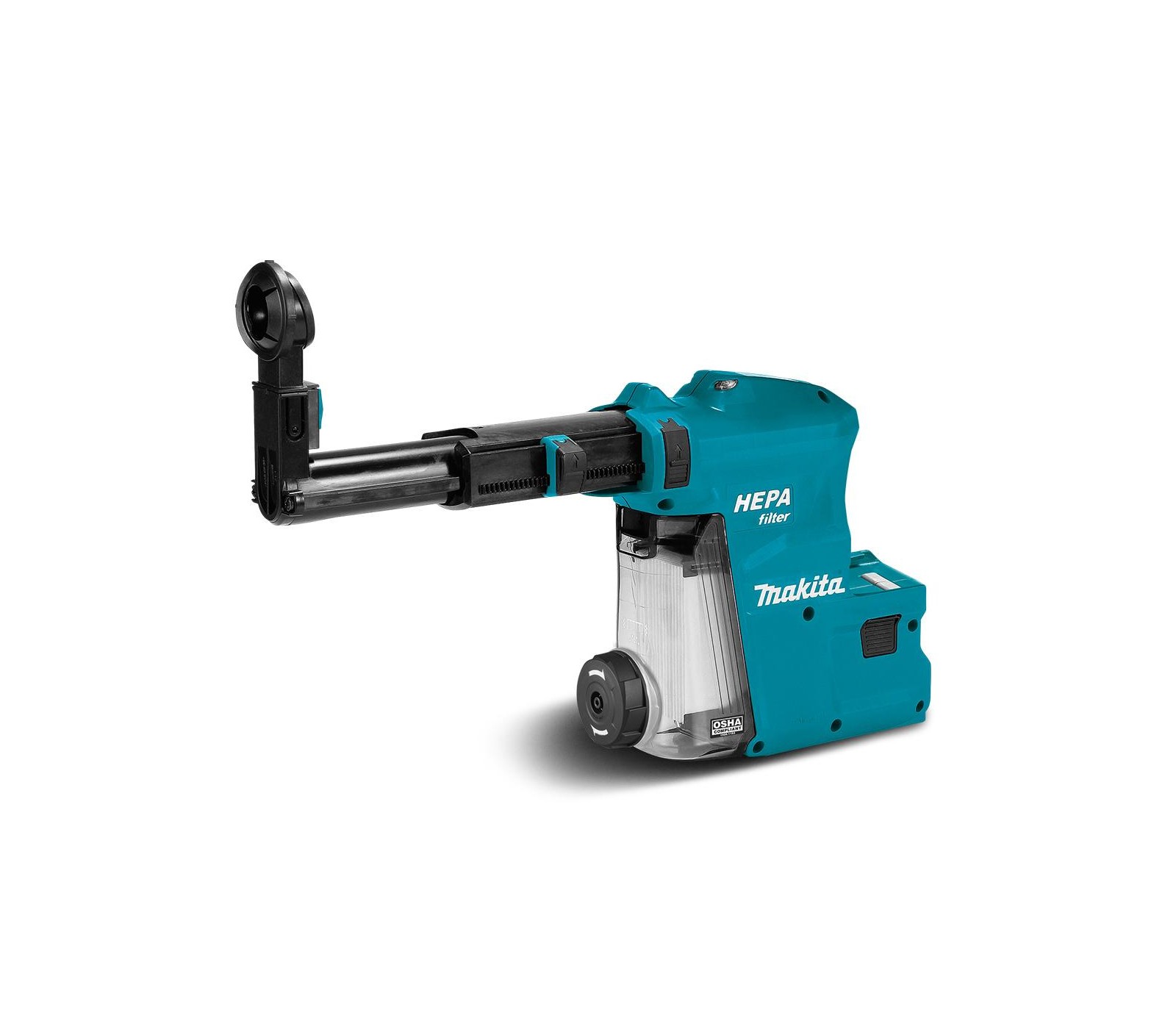 Akumuliatorinis perforatorius Makita DHR283ZWJU, 36 V, 2,9 J, dulkių nusiurbėjas + lagaminas