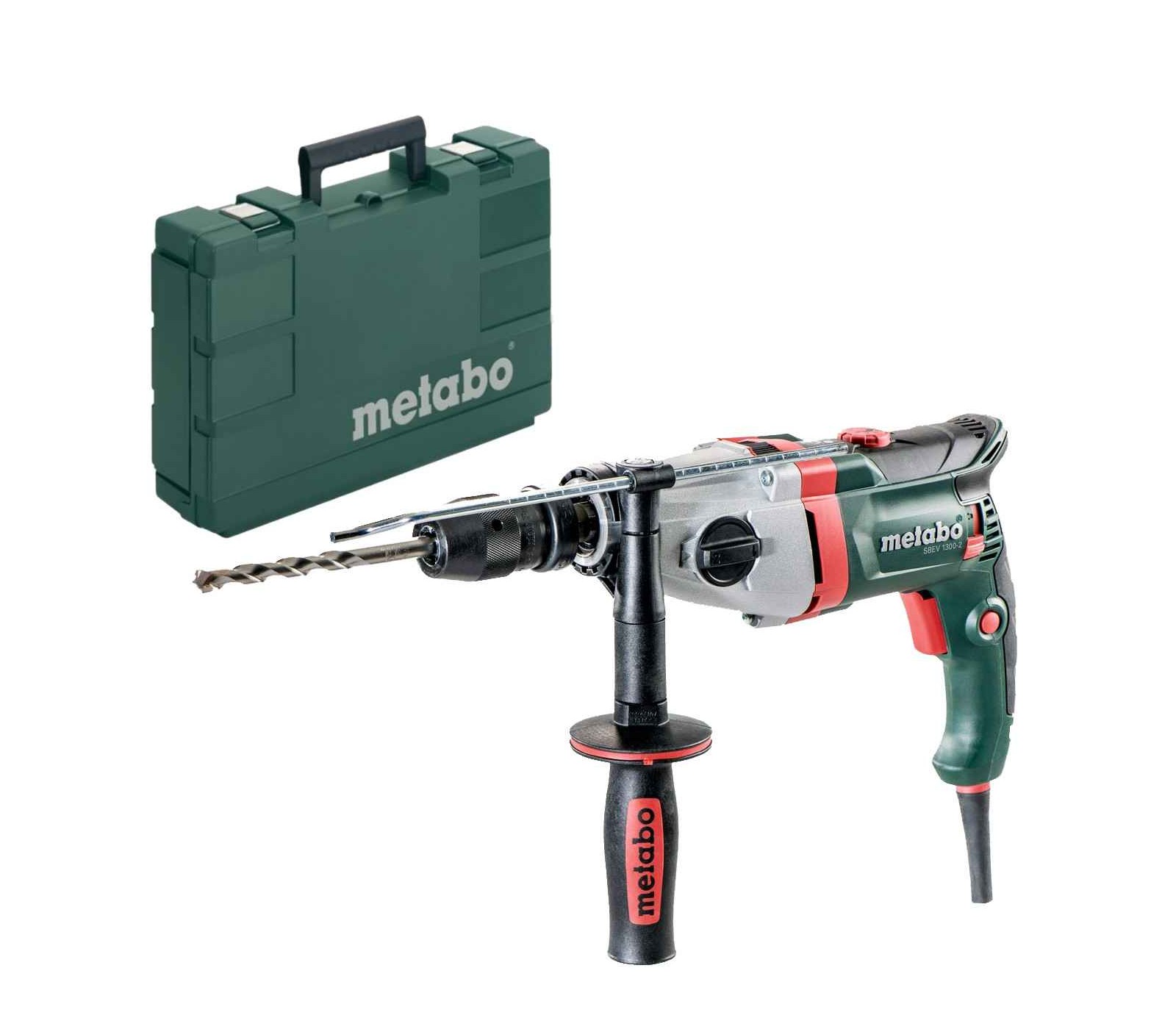 Elektrinis smūginis gręžtuvas Metabo SBEV 1300-2 (600785500), 1300 W + lagaminas