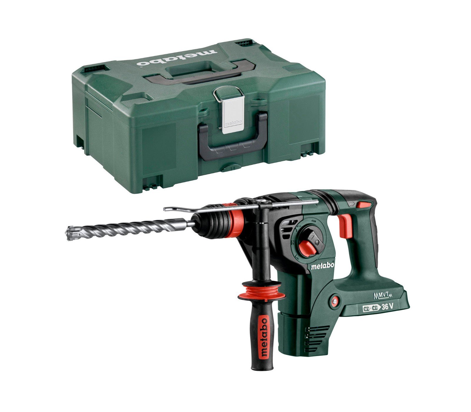 Akumuliatorinis perforatorius Metabo KHA 36-18 LTX 32 (600796840), 18 V, SDS-plus + lagaminas