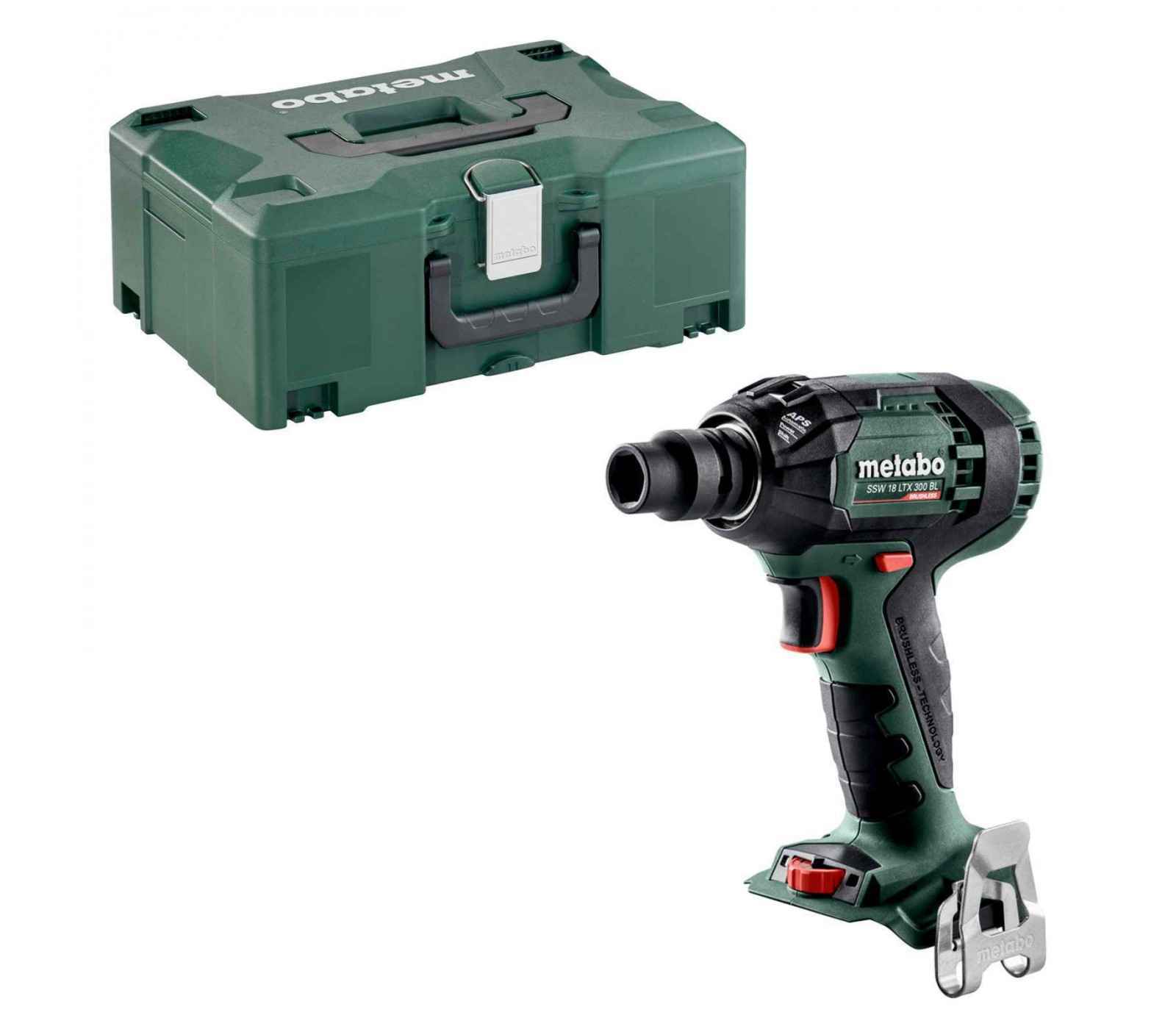Akumuliatorinis smūginis veržliasukis Metabo SSW 18 LTX 300 BL (602395840), 18 V (be akumuliatoriaus ir įkroviklio)