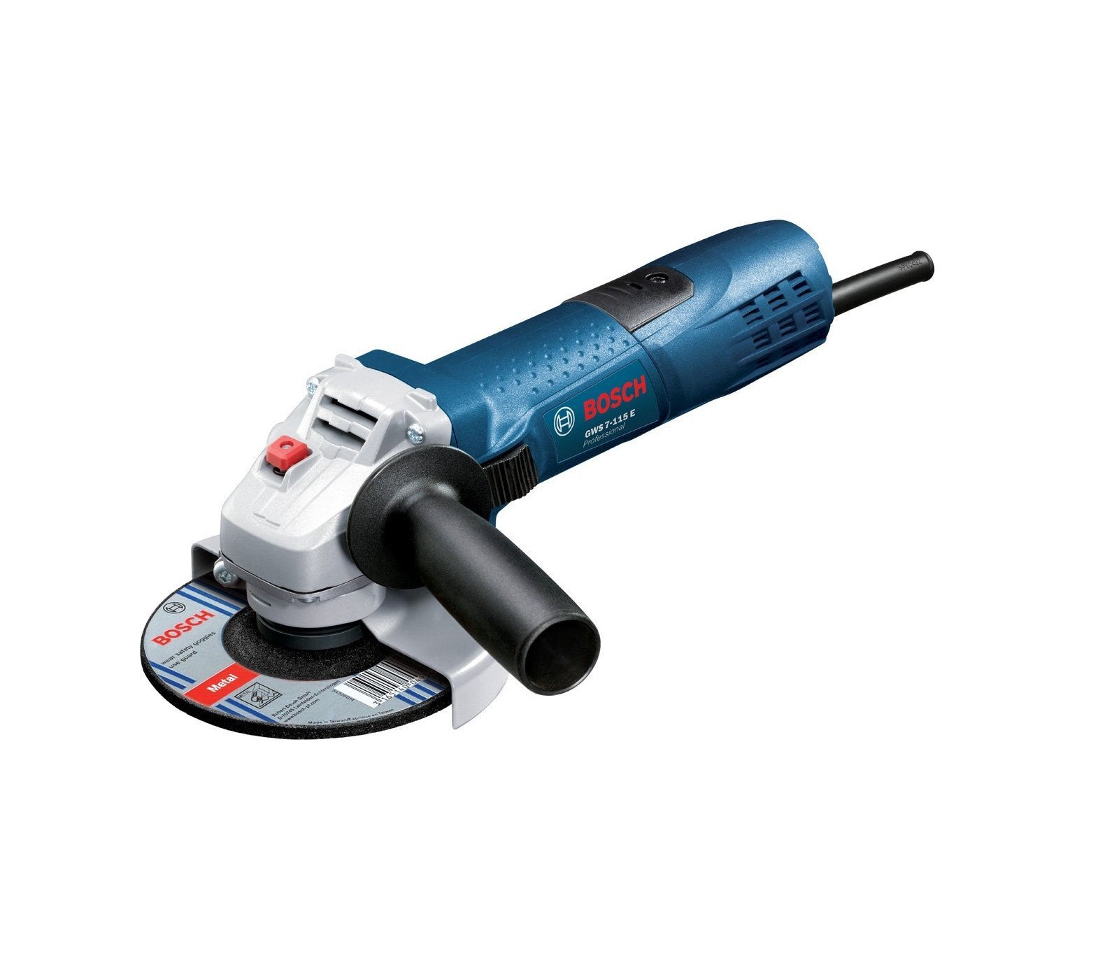 Elektrinis kampinis šlifuoklis Bosch GWS 7-115 E (0601388203), 720 W, 115 mm