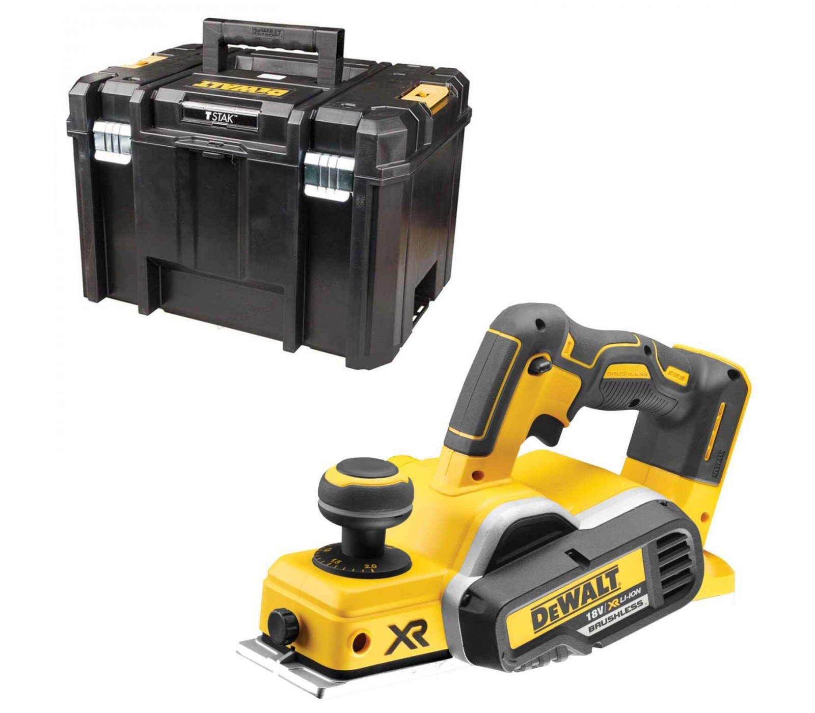 Dewalt akumuliatorinis oblius DCP580NT, 18 V (be akumuliatoriaus ir įkroviklio) + lagaminas