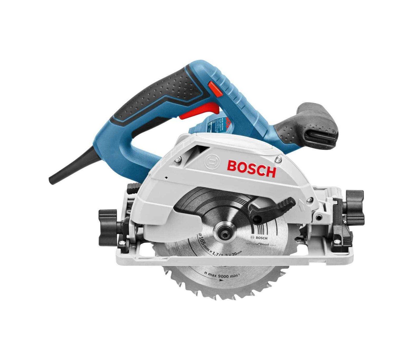 Elektrinis rankinis diskinis pjūklas Bosch GKS 55+ GCE, 1350 W, 165 mm