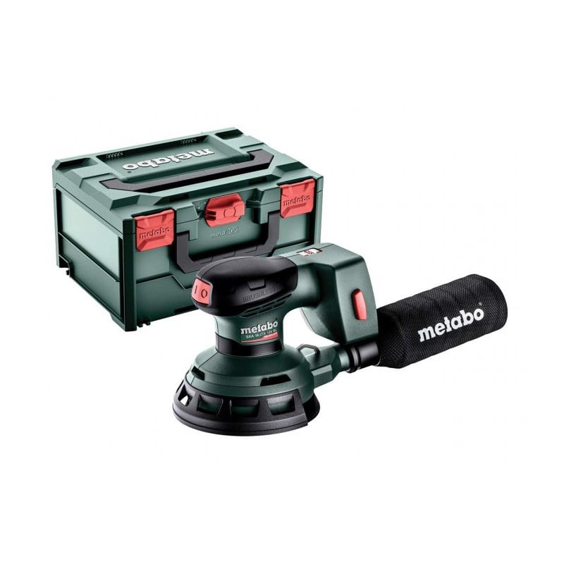 Akumuliatorinis ekcentrinis šlifuoklis Metabo SXA 18 LTX 125 BL 18 V Ø125 mm (be akumuliatoriaus ir įkroviklio su metaBOX 215)