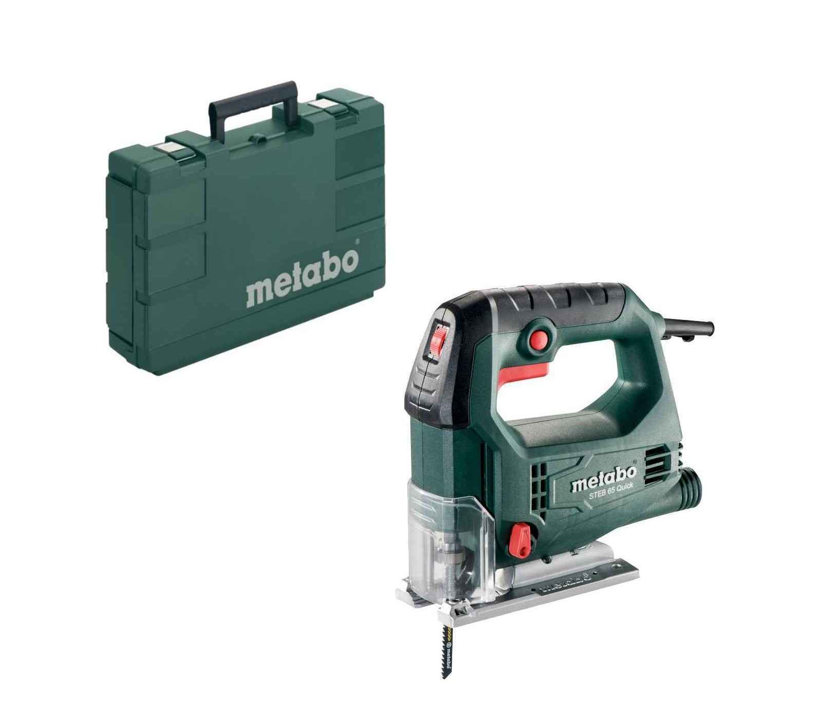 Elektrinis siaurapjūklis Metabo STEB 65 Quick (601030500), 450 W + lagaminas