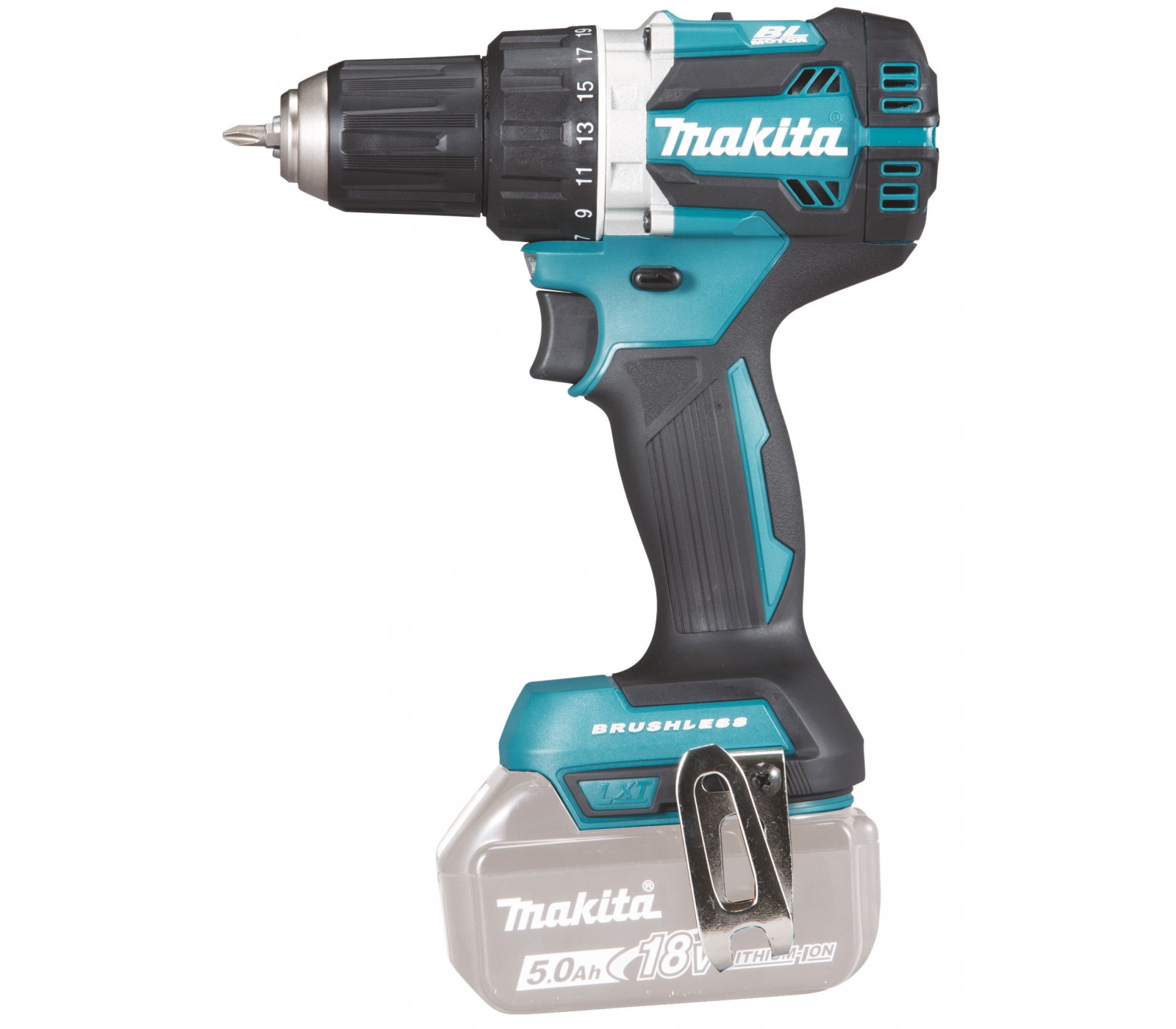 Akumuliatorinis gręžtuvas Makita DDF484Z, 18 V