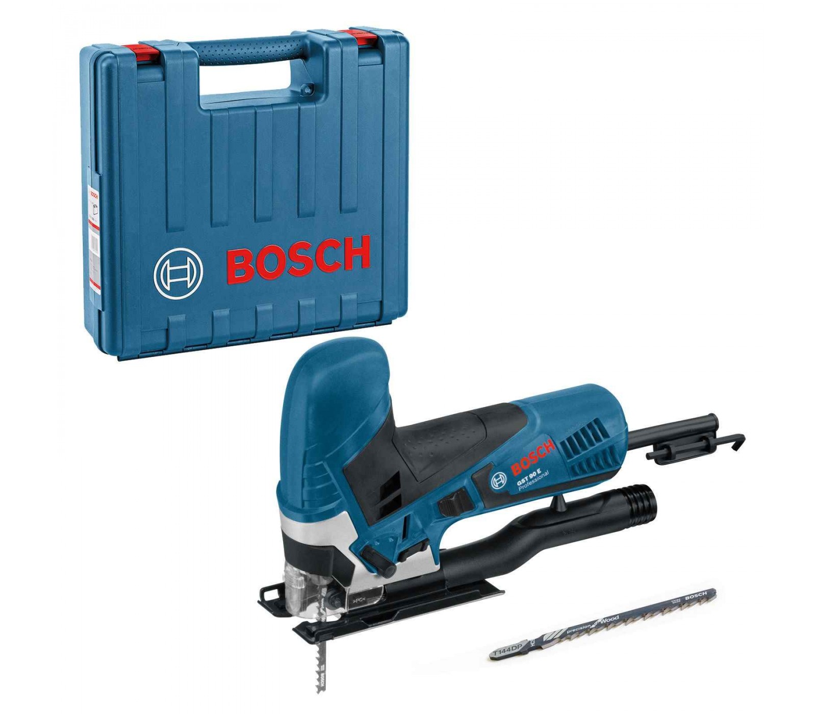 Elektrinis siaurapjūklis Bosch GST 90 E, 650 W + lagaminas