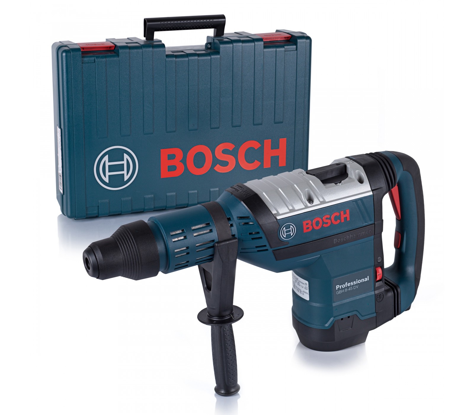 Elektrinis perforatorius Bosch GBH 8-45 DV, SDS-Max, 12,5 J, 1500 W + lagaminas