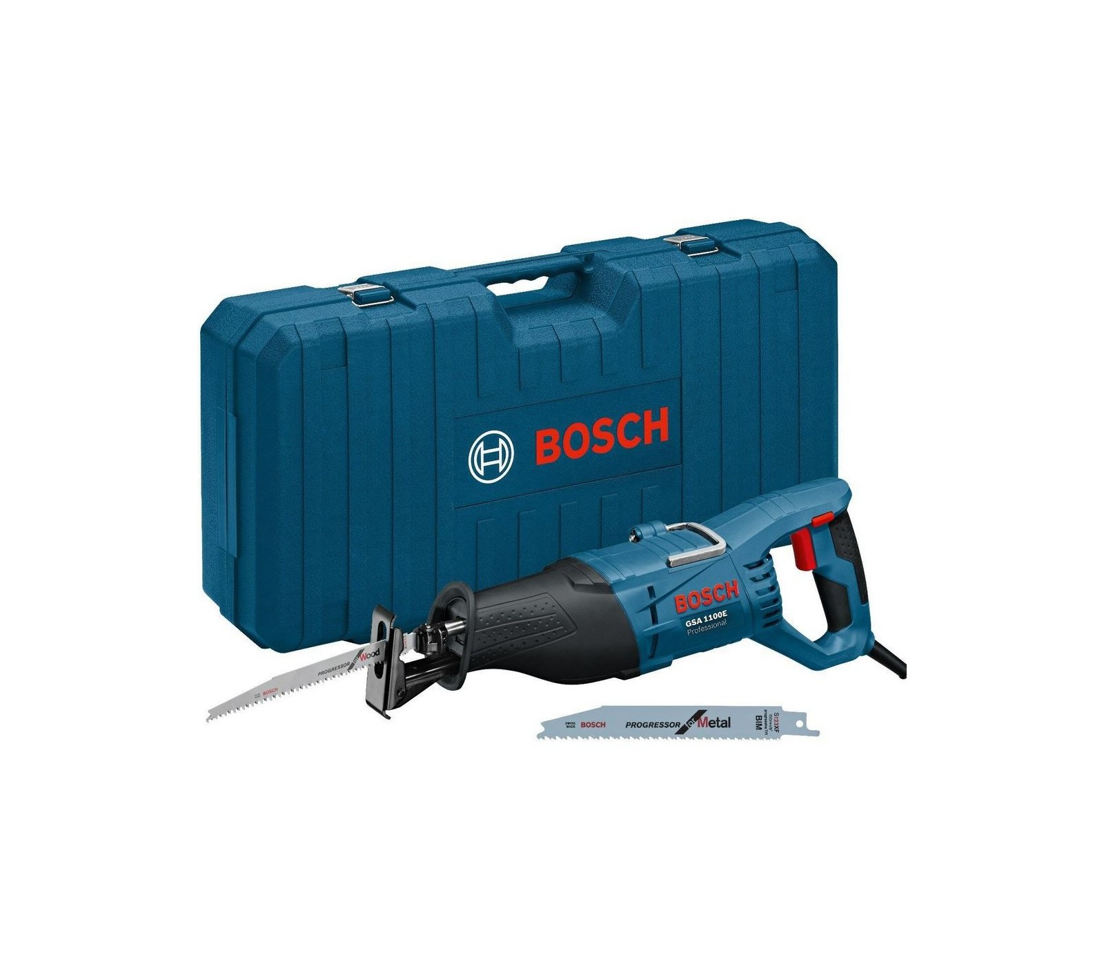 Elektrinis tiesinis pjūklas Bosch GSA 1100 E (060164C800), 1100 W + lagaminas