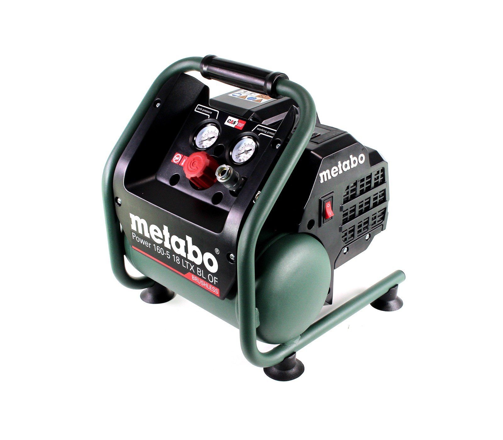 Akumuliatorinis kompresorius Metabo Power 160-5 18 LTX BL OF (601521850), 18 V