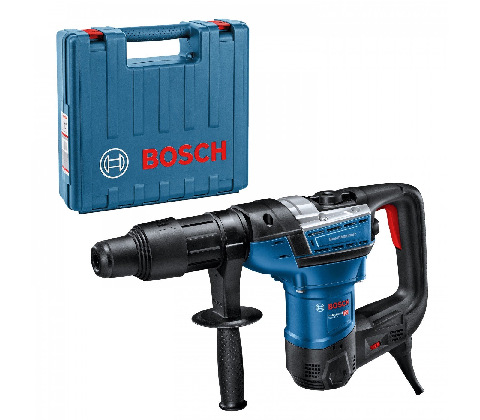 Elektrinis perforatorius Bosch GBH 5-40 D, SDS max, 8,5 J, 1100 W + lagaminas