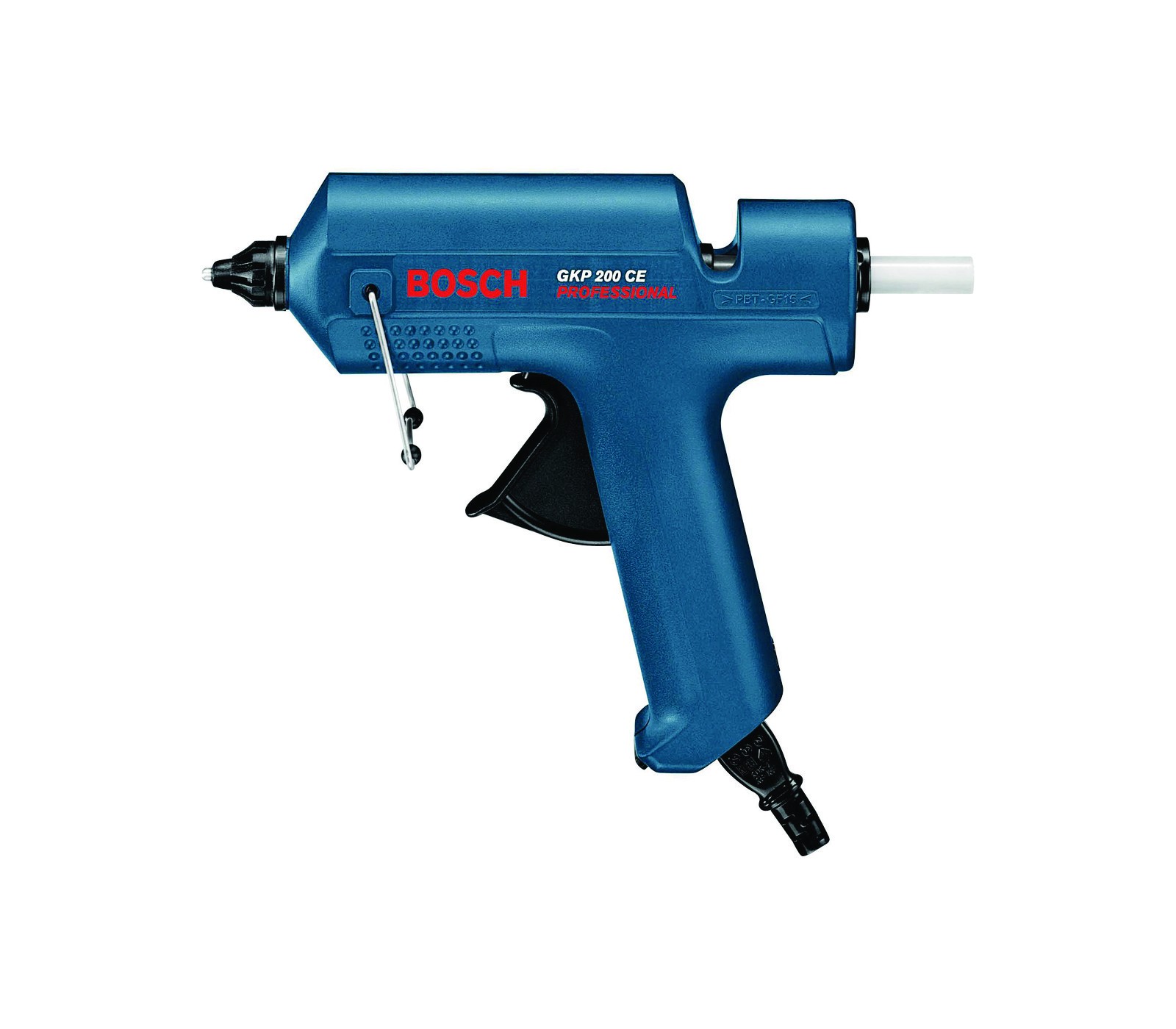 Karštų klijų pistoletas Bosch GKP 200 CE, priedai + lagaminas
