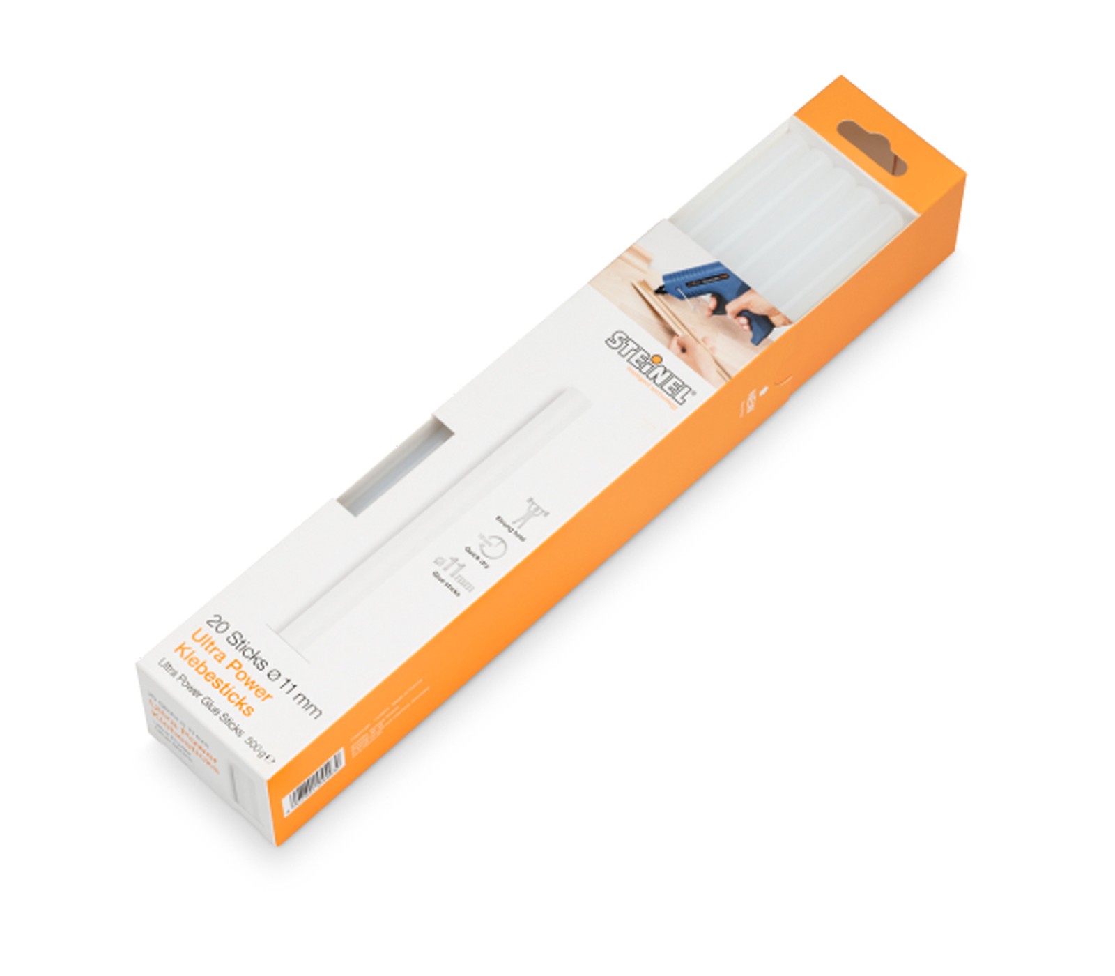 Steinel kaštų klijų lazdelės Ultra-Power (044930), 11 mm