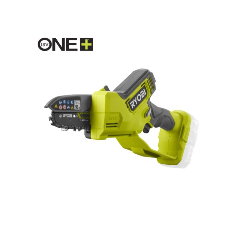 Ryobi akumuliatorinis genėjimo pjūklas RY18PSX10A-0, 18 V, ONE+, 10cm (be akumuliatoriaus ir įkroviklio)
