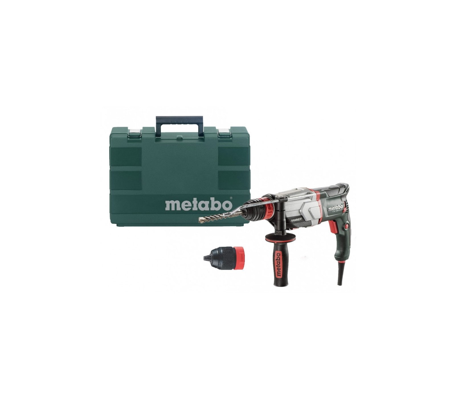 Elektrinis kombinuotasis perforatorius Metabo KHE 2660 Quick (600663500), 3 J, 850 W, SDS plus + lagaminas