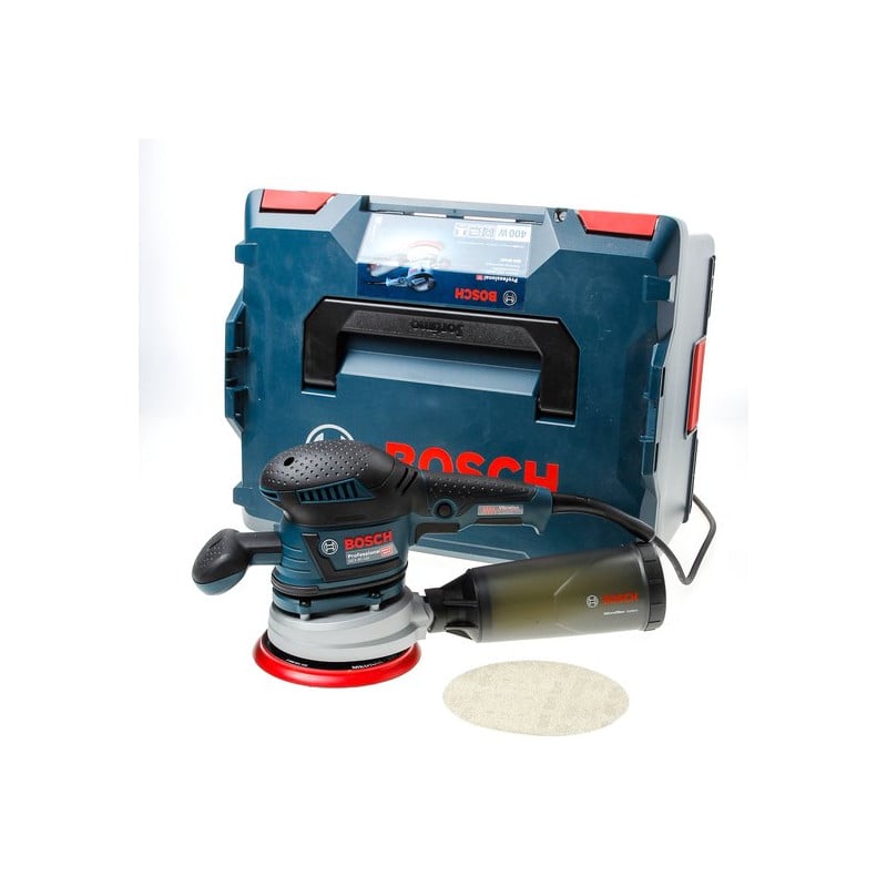 Ekscentrinis šlifuoklis Bosch GEX 40-150 (su dėže L-BOXX 238)