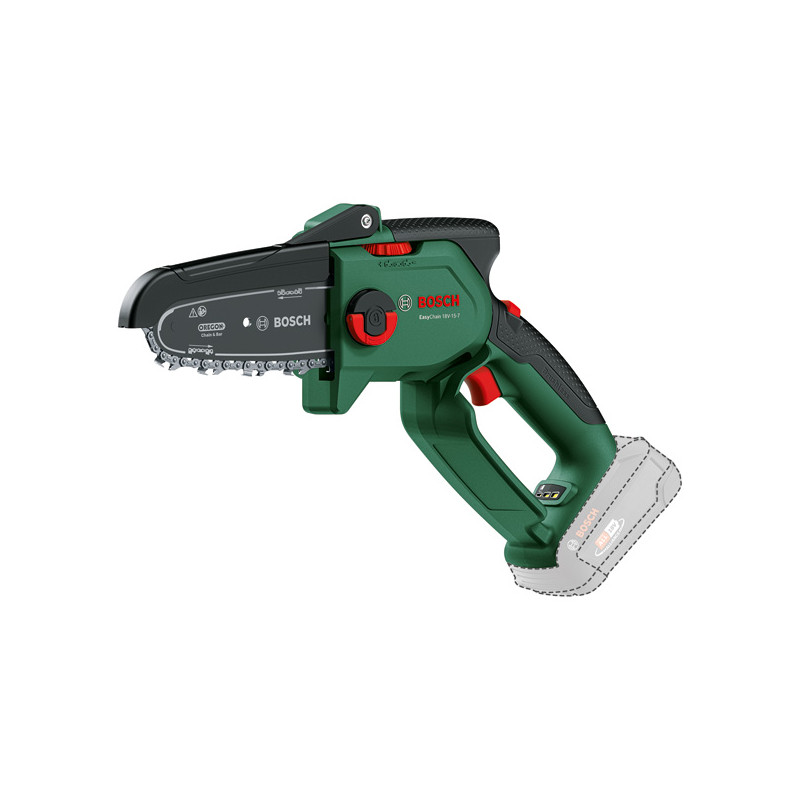 Bosch EasyChain 18V-15-7 akumuliatorinis grandininis pjūklas (be akumuliatoriaus ir įkroviklio)