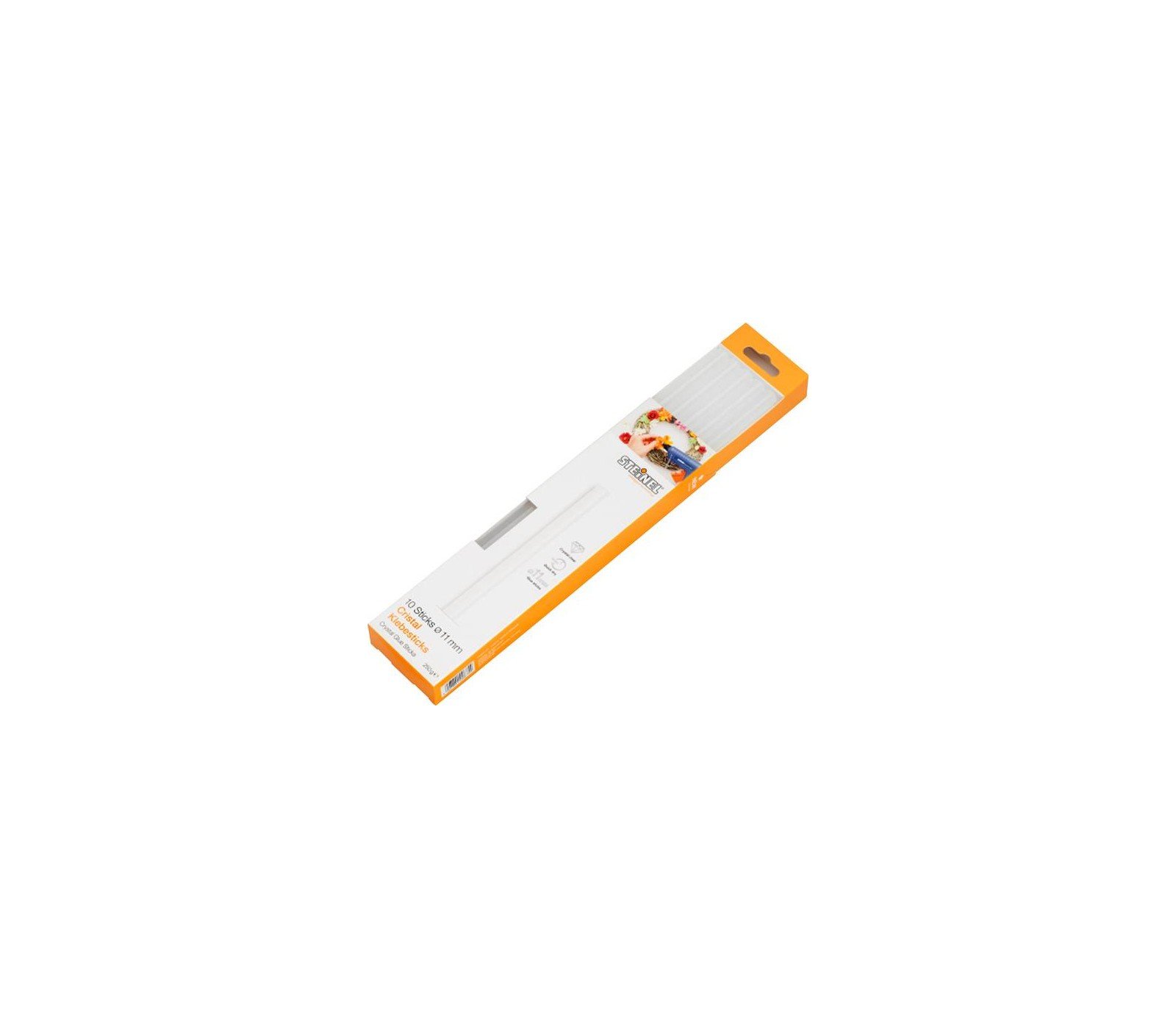 Steinel kaštų klijų lazdelės Crystal (006754), 11 mm