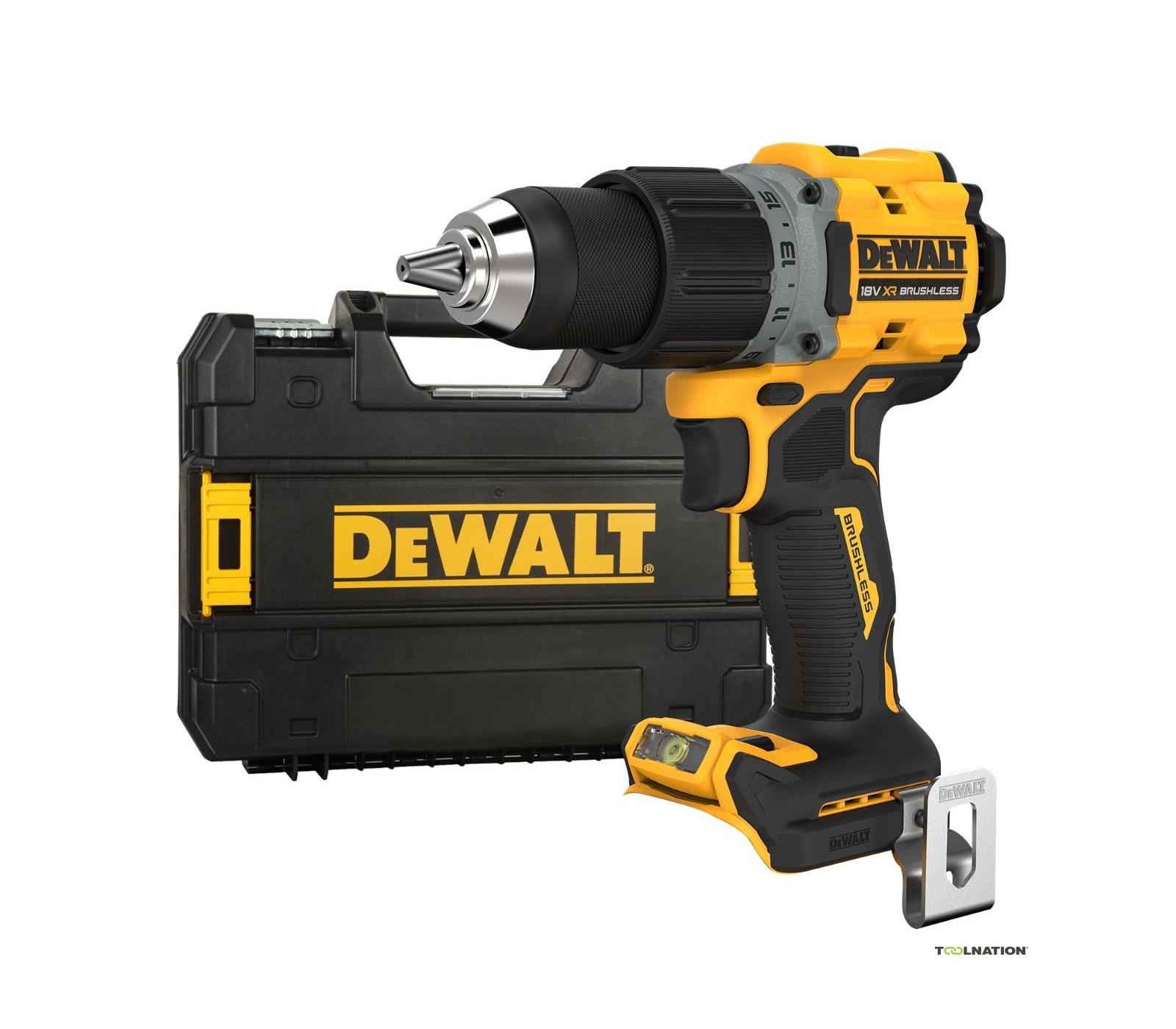 Dewalt akumuliatorinis suktuvas DCD800NT + lagaminas, 18 V (be akumuliatoriaus ir įkroviklio)