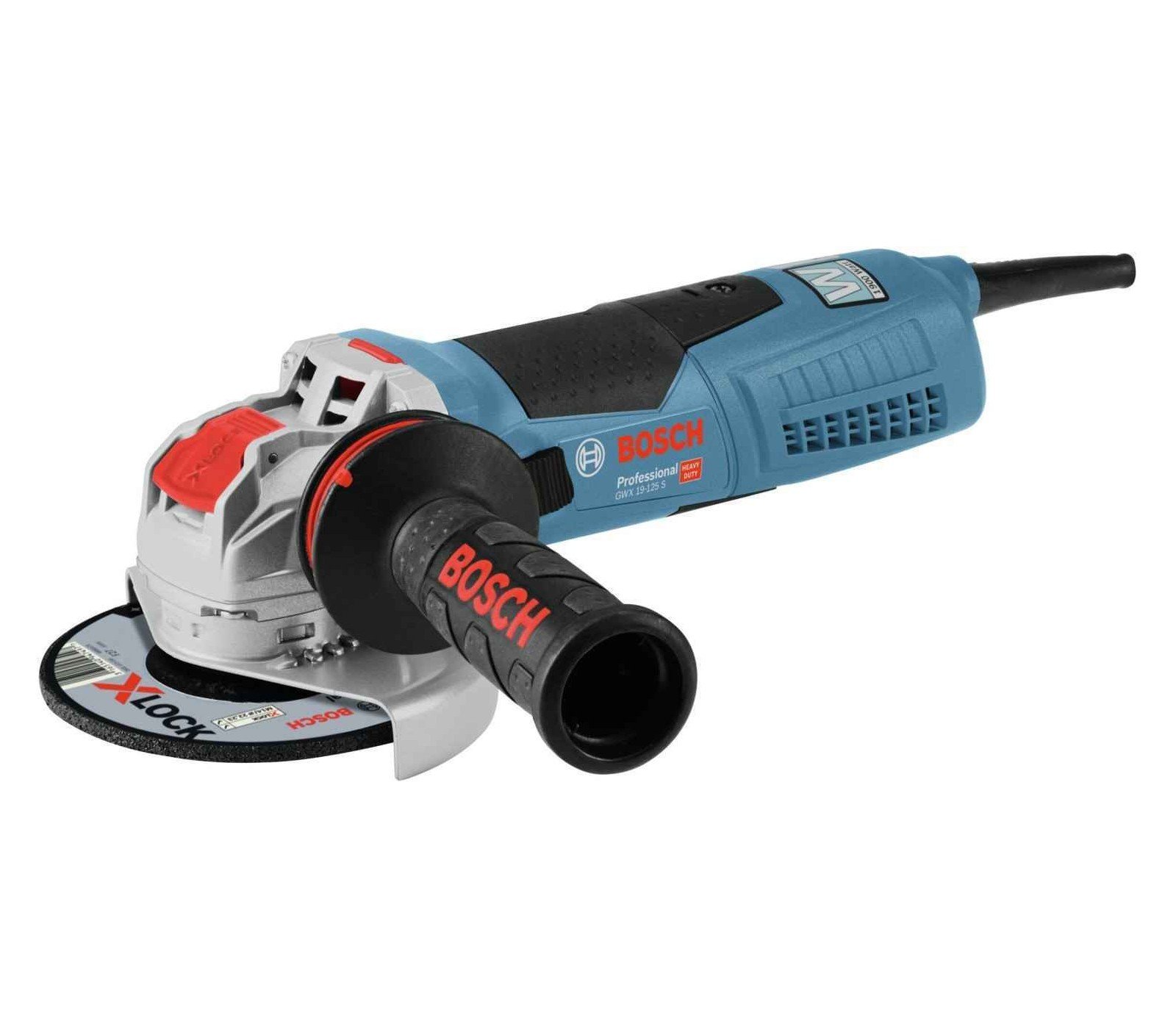 Elektrinis kampinis šlifuoklis Bosch X-LOCK GWX 19-125 S, 125 mm, 1900 W